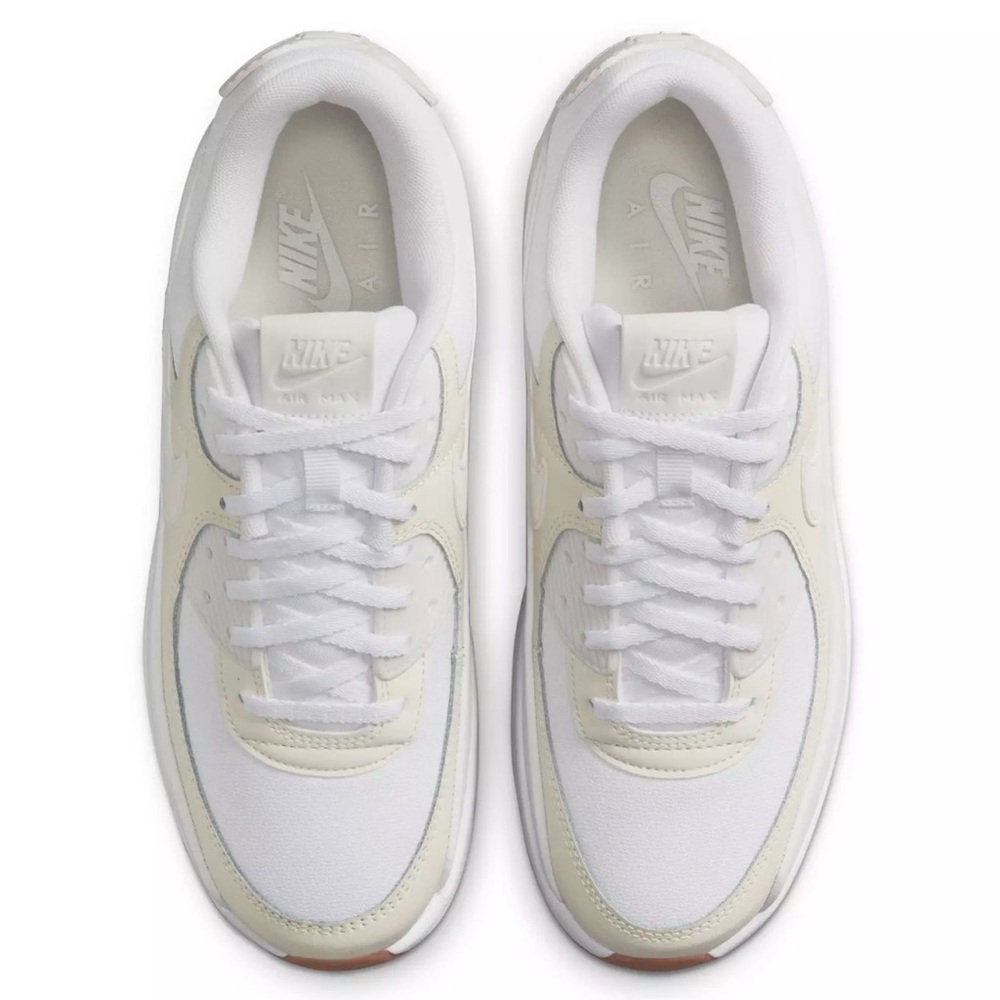 Nike Air Max Women's White and Cream Sneakers - Picture 5 of 9